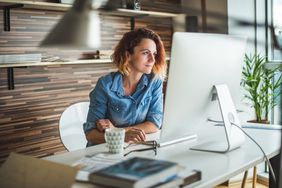 Woman working in office