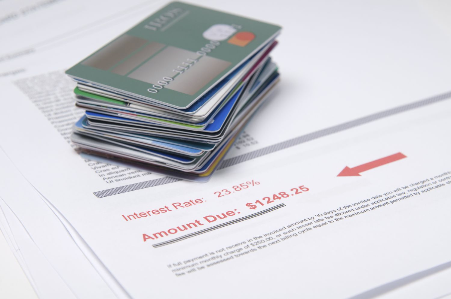 信用卡和信用卡账单的利率