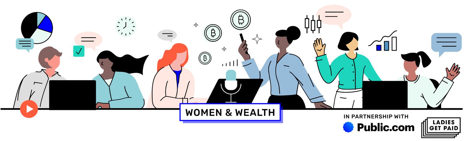 插图:女性与财富”class=