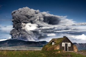 冰岛火山爆发