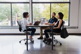 People meeting in an office