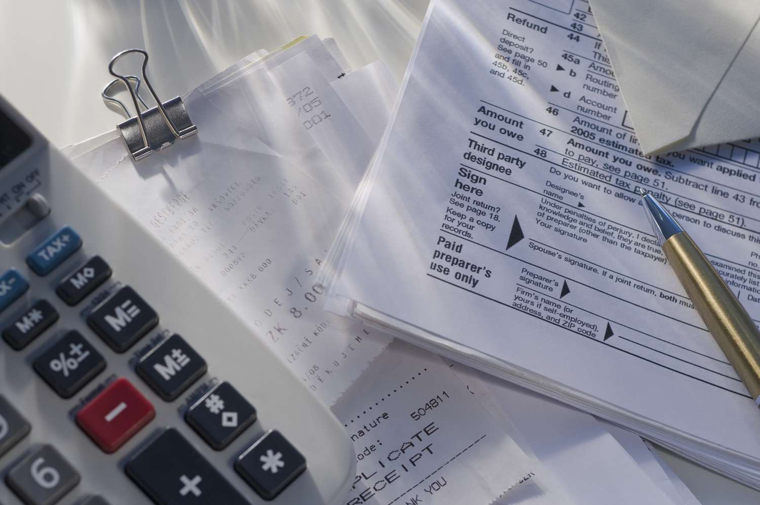 税务表格和会计工具