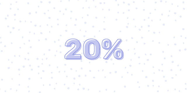 20％