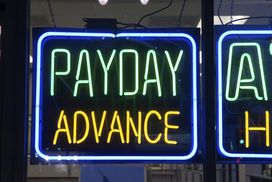 霓虹灯＂Payday Advance